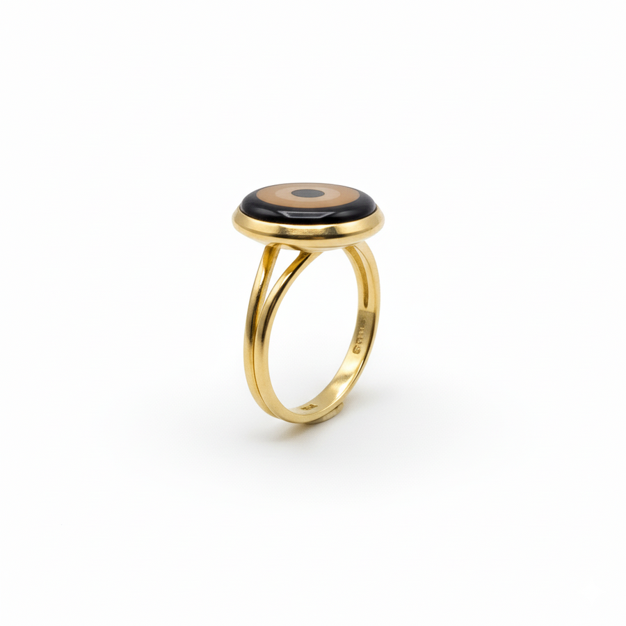 Resin & Brass NFC Ring