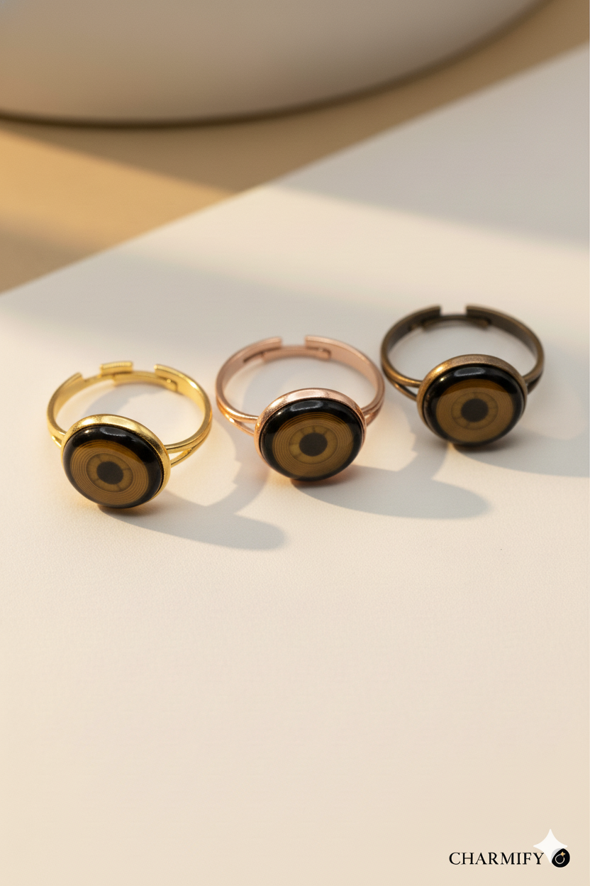 Resin & Brass NFC Ring