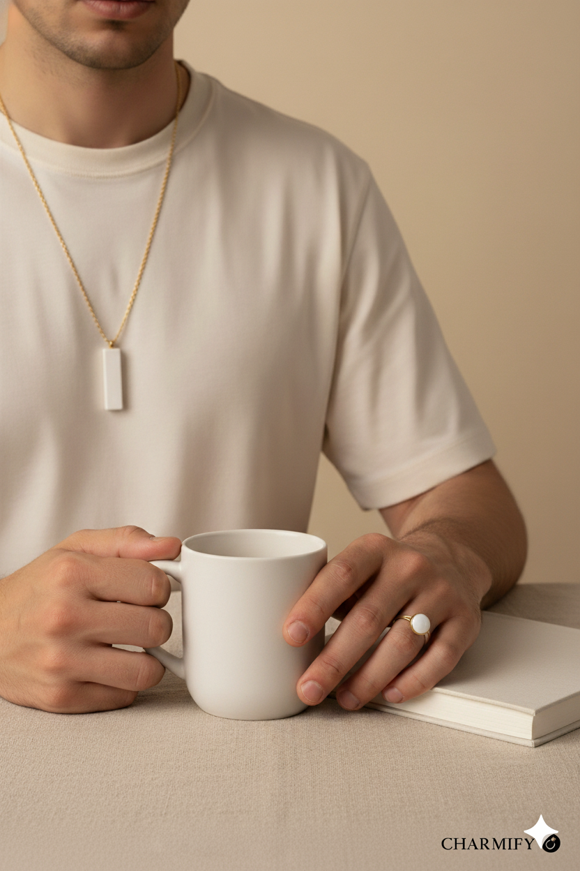 Black Dog-Tag Pendant (NFC)