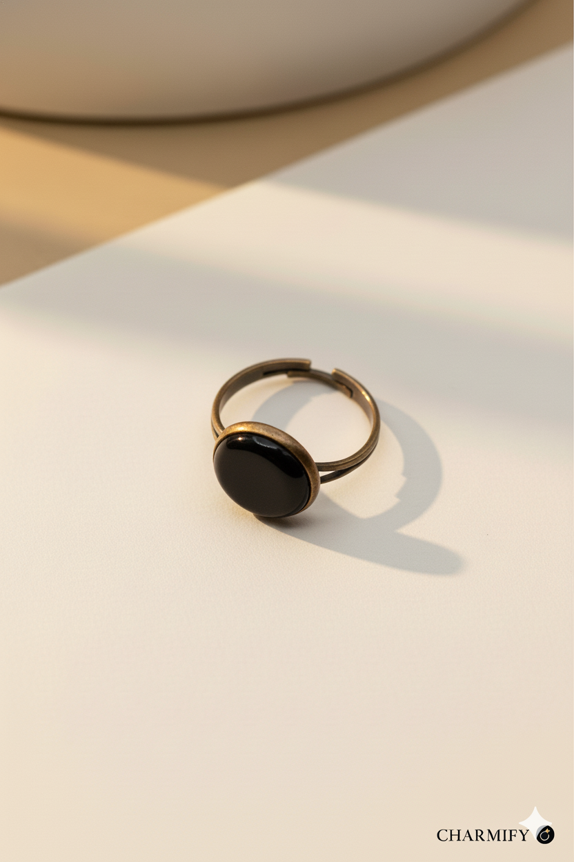 Resin & Brass NFC Ring