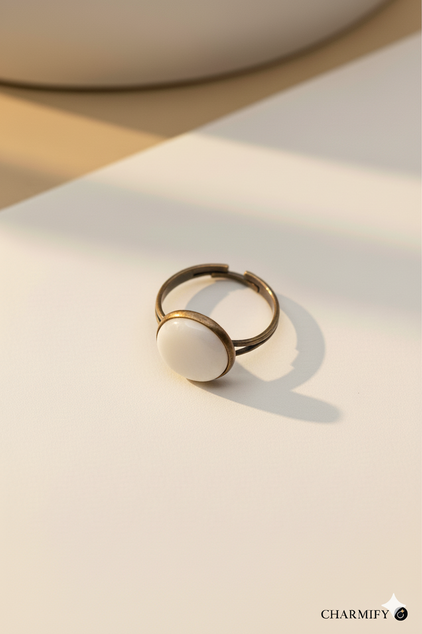 Resin & Brass NFC Ring