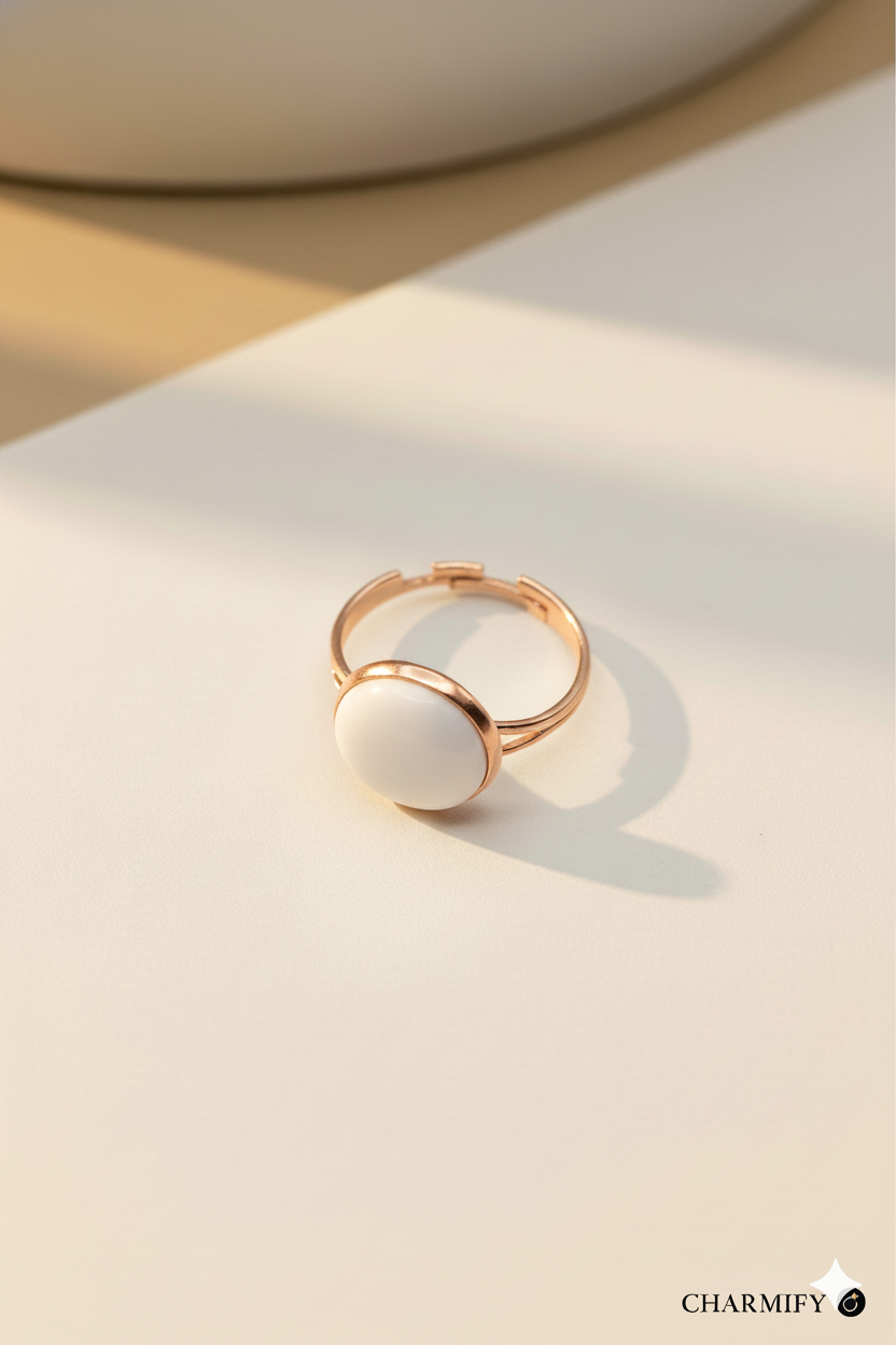 Resin & Brass NFC Ring