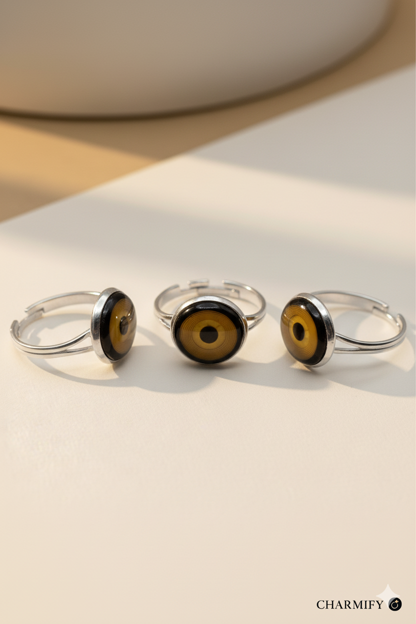 Resin & Brass NFC Ring
