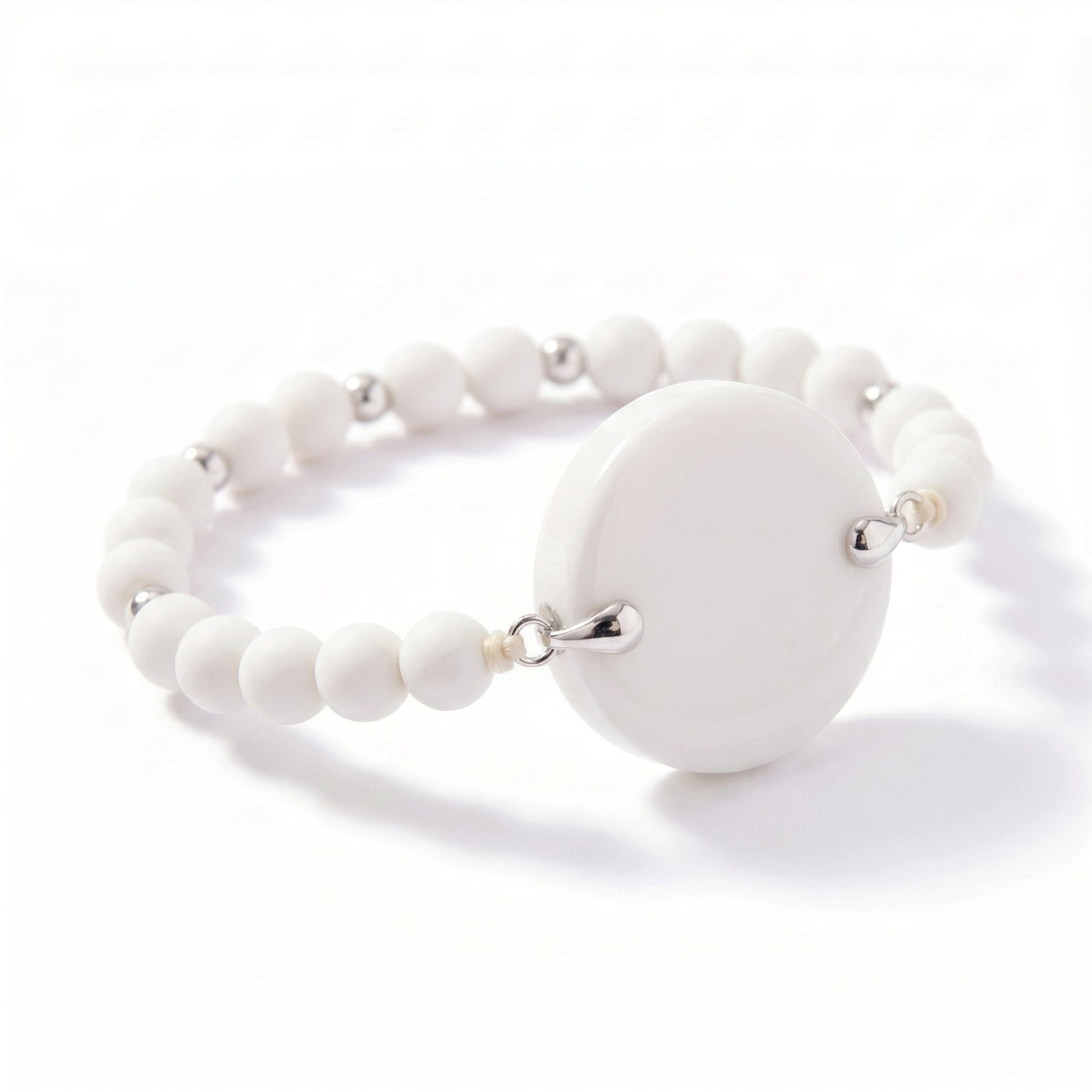 Charmify Mens — לבן + כסף — 02-Side