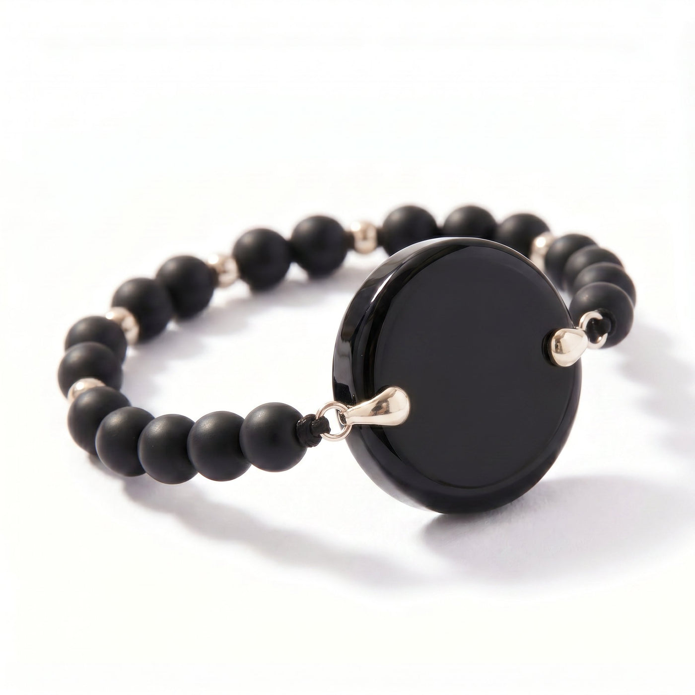 Charmify Mens — שחור + כסף — 02-Side