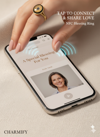 Resin & Brass NFC Ring