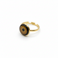 Resin & Brass NFC Ring