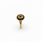 Resin & Brass NFC Ring