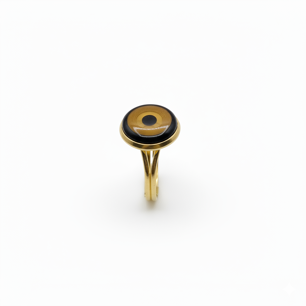 Resin & Brass NFC Ring