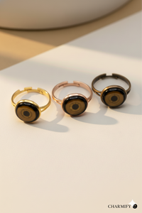 Resin & Brass NFC Ring