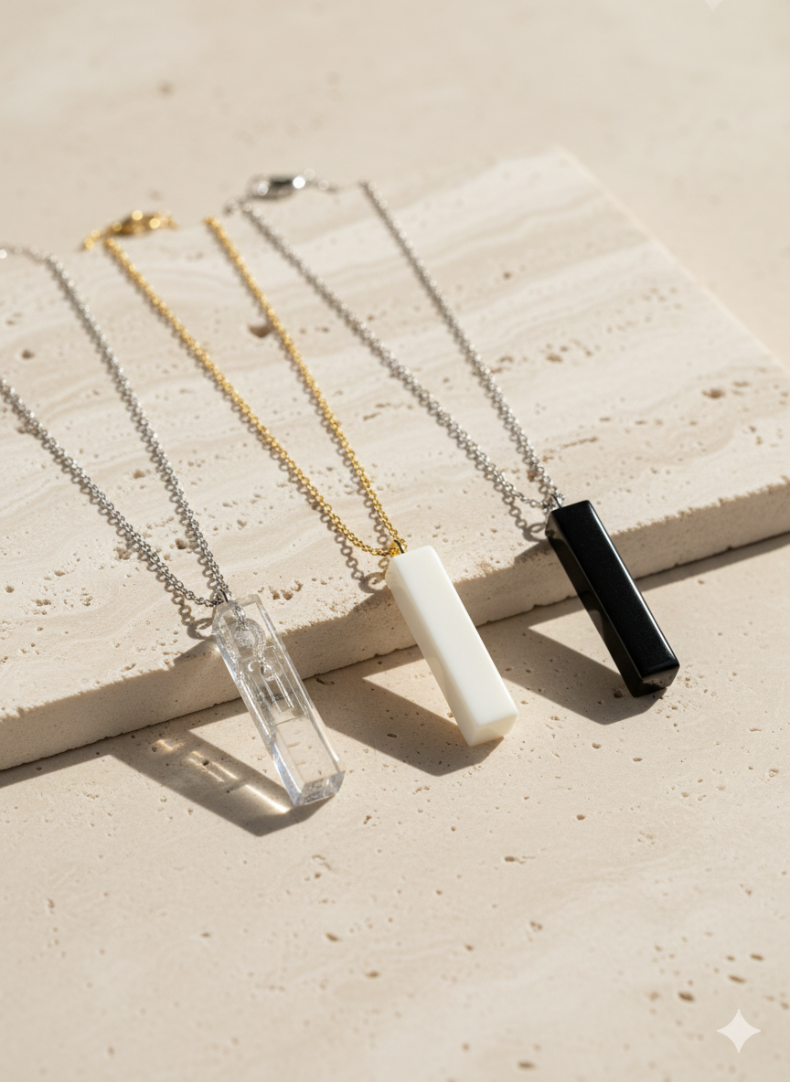 Black Dog-Tag Pendant (NFC)