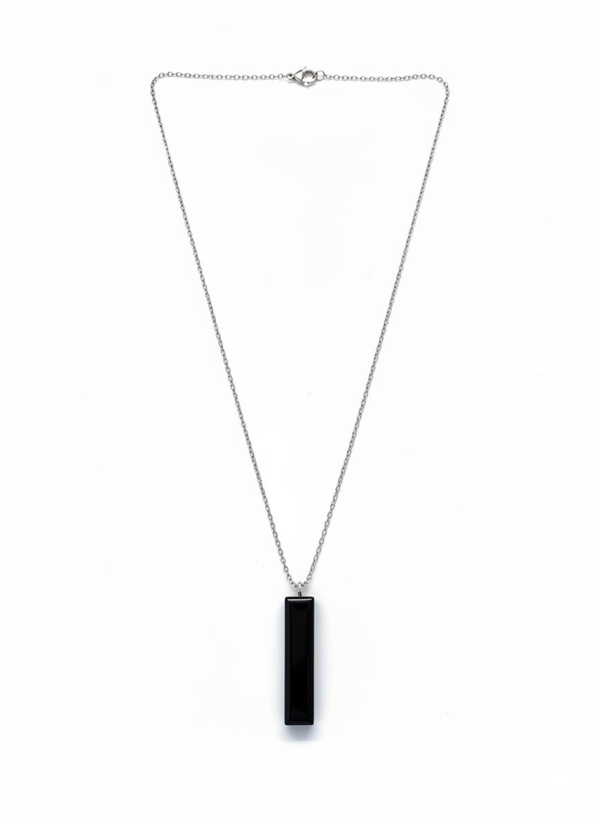 Black Dog-Tag Pendant (NFC)